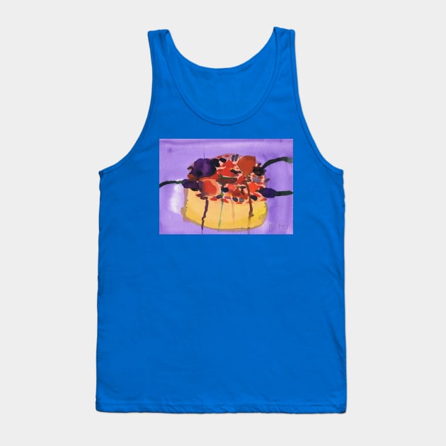 Shavuot Cheesecake Tank Top by Rita Winkler